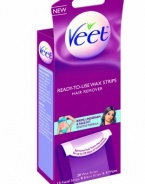 Veet Wax Kit, Body, Bikini and Face, 20 Count (Pack of 2)