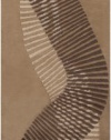 Surya ART-233 Artist Studio Contemporary Area Rug, 9-Feet by 13-Feet, Driftwood Brown