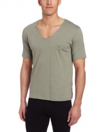 Emporio Armani Men's Jersey Cotton V-Neck T-Shirt Emporio Armani Men's Jersey Cotton V-Neck T-Shirt