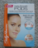 Sally Hansen Insta-Smooth Pods Creme Hair Remover for Face, 6-Count 0.12 Ounce