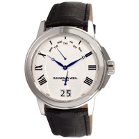Raymond Weil Tradition Mens Stainless Steel Day Date White Dial Watch 9577-STC-00650 Raymond Weil Tradition Mens Stainless Steel Day Date White Dial Watch 9577-STC-00650