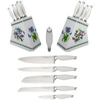 Portmeirion Botanic Garden 5-Piece Cutlery Set with Storage Block Portmeirion Botanic Garden 5-Piece Cutlery Set with Storage Block