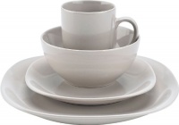 Thomson Pottery 16−pc. White Quadro Set Thomson Pottery 16−pc. White Quadro Set