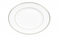 Vera Wang by Wedgwood Grosgrain 13.75-Inch Oval Platter Vera Wang by Wedgwood Grosgrain 13.75-Inch Oval Platter