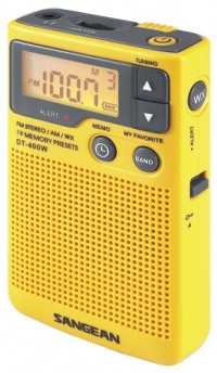 Sangean DT-400W AM/FM Digital Weather Alert Pocket Radio Sangean DT-400W AM/FM Digital Weather Alert Pocket Radio