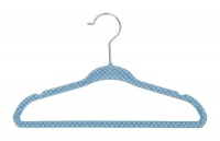 Delta 30 Count Set of Kids Velvet Hanger, Blue Delta 30 Count Set of Kids Velvet Hanger, Blue