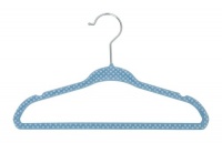 Delta 30 Count Set of Kids Velvet Hanger, Blue