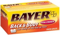 Bayer Extra Strength Back & Body Caplets 500mg, 100-Count Caplets (Pack of 2) Bayer Extra Strength Back & Body Caplets 500mg, 100-Count Caplets (Pack of 2)