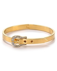 An easy shot of sparkle that makes every outfit a little more glamorous - this buckle bangle from Juicy Couture goes everywhere (and looks great doing it.)