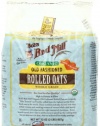 Bob's Red Mill Organic Oats Rolled Regular, 32-Ounce (Pack of 4)