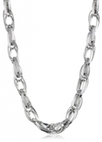 Kenneth Cole New York Urban Smoke Oval Interlocked Link Necklace, 22