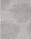 Area Rug 5x8 Rectangle Contemporary Gray Color - Surya Bombay Rug from RugPal