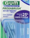 GUM Go Betweens Proxabrush Refills, Wide, 8-Count Packages (Pack of 6)