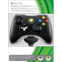 Xbox 360 Wireless Controller with Transforming D-Pad and Play and Charge Kit - Black Xbox 360 Wireless Controller with Transforming D-Pad and Play and Charge Kit - Black