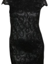 Suzi Chin Women's Swirl Embellished Dress