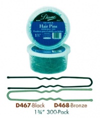 Diane 1.75 Hair Pins, Black, 300-pack Tub Diane 1.75 Hair Pins, Black, 300-pack Tub