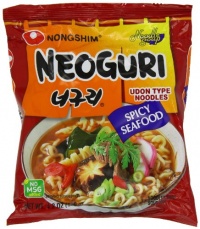 Nongshim Neoguri Spicy Seafood Noodle Ramyun, 4.2 Ounce Packages (Pack of 20) Nongshim Neoguri Spicy Seafood Noodle Ramyun, 4.2 Ounce Packages (Pack of 20)