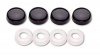 Cruiser Accessories 82050 Screw Covers, Black