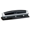 Swingline Precision Pro Desktop 3 Hole Punch, 10 Sheet Capacity, Black and Silver (A7074038A)