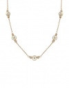 Effy Jewlery 14K Rose Gold 18 Pearl Necklace