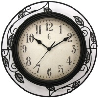Geneva 12 Wrought Iron Wall Clock Geneva 12 Wrought Iron Wall Clock