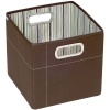 JJ Cole Collections Storage Box, Cocoa Stripe, 11