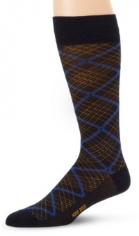 HUGO BOSS Men's Criss Cross Argyle Mid Calf Dress Sock HUGO BOSS Men's Criss Cross Argyle Mid Calf Dress Sock