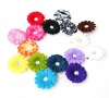 Ema Jane - 15 Cute Assorted Ema Jane Boutique Quality Small Gerber Daisy Hair Clip Bows (Headbands Not Included) - Infant, Baby, Toddlers, Youth, Young Girls (Headbands Not Included) - Hair Clip Attaches to a Headband or Beanie