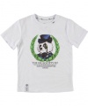 LRG Society Panda T-Shirt (Sizes 8 - 18) - white, 18