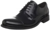 Johnston & Murphy Men's Atchison Cap-Toe Oxford,Black Brushed Calf,11.5 M US