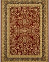 Safavieh Lyndhurst Collection LNH214A Red and Black Area Rug, 6-Feet by 9-Feet