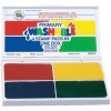 Primary Colors Stamp Pad; Washable Ink- Red, Blue, Green, Yellow; no. CE-SA540