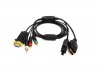 Wii/PS3 VGA HDTV AV Cable