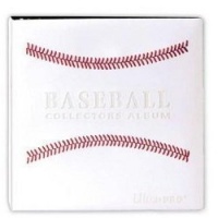 White Stitched Baseball Card Collectors Album (3 D-Ring Binder) White Stitched Baseball Card Collectors Album (3 D-Ring Binder)