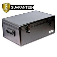 DJ Aluminum-like Hard CD Case, 510 Capacity (CD Holder Cases) Diamond Black Color for CD / DVD Media Storage. With 255 Units Double-sided Hanging Sleeves. DJ Aluminum-like Hard CD Case, 510 Capacity (CD Holder Cases) Diamond Black Color for CD / DVD Media Storage. With 255 Units Double-sided Hanging Sleeves.