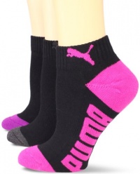 Puma Women's 3 Pair Pack Sorbteck Quarter Sock