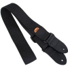 Protec Guitar Strap with Leather Ends and Pick Pocket, Black