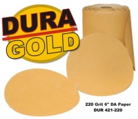 220 Grit DURA-GOLD 6 PSA Disc DA Sander Sandpaper Roll 220 Grit DURA-GOLD 6 PSA Disc DA Sander Sandpaper Roll
