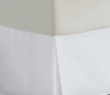 Divatex 200-Thread Count Twin Bed Skirt/Dust Ruffles, White