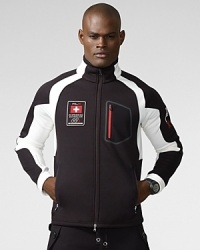 Style and storage come together in harmony in RLX's performance-driven jacket, crafted from micro-velour mesh with ample pockets.M Style and storage come together in harmony in RLX's performance-driven jacket, crafted from micro-velour mesh with ample pockets.M