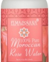 Elma and Sana 100% Pure Moroccan Rose Water, 4 Ounce