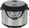 T-fal RK202EUS Balanced Living 600-Watt Cooked 3-in-1 Rice Cooker with Slow Cooking Function, Silver