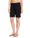 JAG Women's Solid Long Board Short