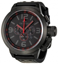 TW Steel Men's TW903 Cool Black Black Leather Strap Watch TW Steel Men's TW903 Cool Black Black Leather Strap Watch