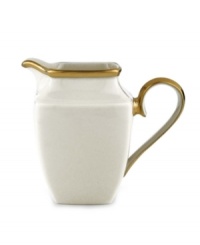 From the Lenox Dimension Collection, classic Eternal dinnerware elegantly accents the table. In ivory china with rich gold trim. From the Lenox Dimension Collection, classic Eternal dinnerware elegantly accents the table. In ivory china with rich gold trim.