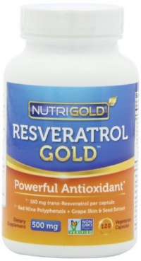 Nutrigold Resveratrol Gold (Resvinol + Grape Polyphenols), 500 mg, 120 veg. capsules Nutrigold Resveratrol Gold (Resvinol + Grape Polyphenols), 500 mg, 120 veg. capsules