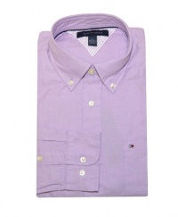 Tommy Hilfiger Men Classic Fit Long Sleeve Oxford Logo Shirt Tommy Hilfiger Men Classic Fit Long Sleeve Oxford Logo Shirt