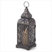 Moroccan Temple Tower Candle Holder Hanging Lantern Moroccan Temple Tower Candle Holder Hanging Lantern