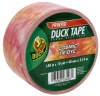 Duck Brand 1398228 Cosmic Tie-Dye Printed Duct Tape, Orange/Pink, 1.88-Inch by 10 Yards, Single Roll