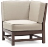 Strathwood Anderson Hardwood Sectional, Corner Chair